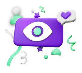 stream eye with heart